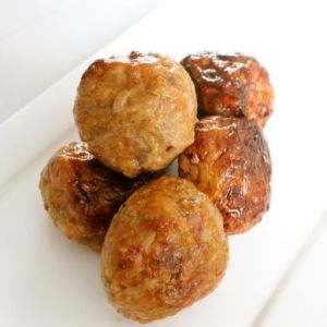 Sample chicken meat-balls Original 200gr (kant-en-klaar) (100% kipfilet) -2091