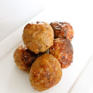 Chicken meat-balls Original 1kg (5 x 200gr) (kant-en-klaar) (100% kipfilet) -0