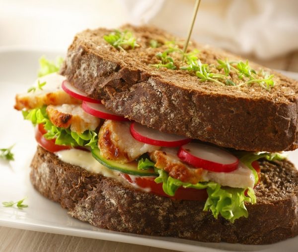 Roasted sandwich slices (kipfilet naturel) (2.5KG IQF)-0