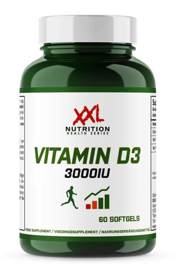 Vitamine D3 3000IU 60 gelcaps