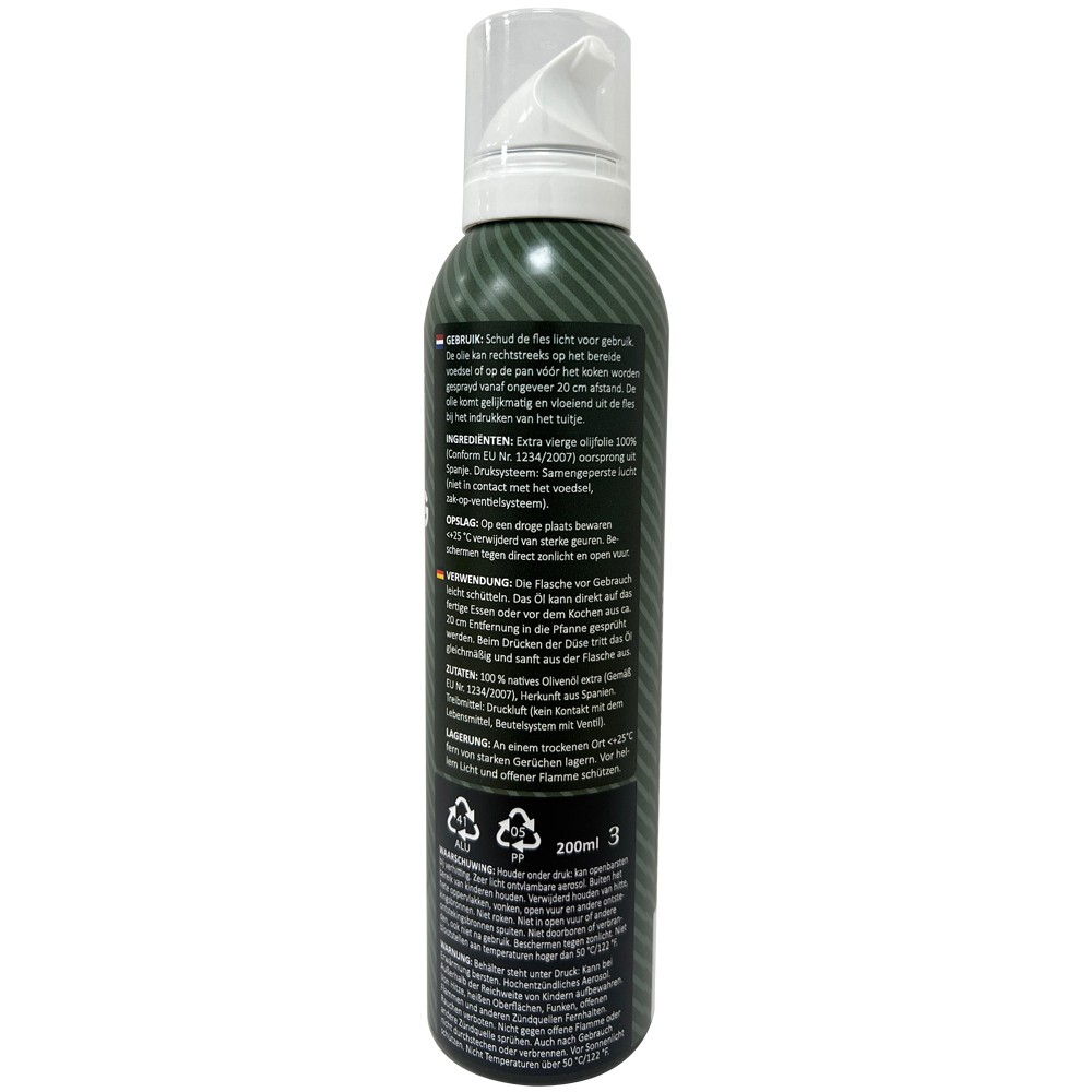 Extra Vierge Olijfolie Cooking Spray 3