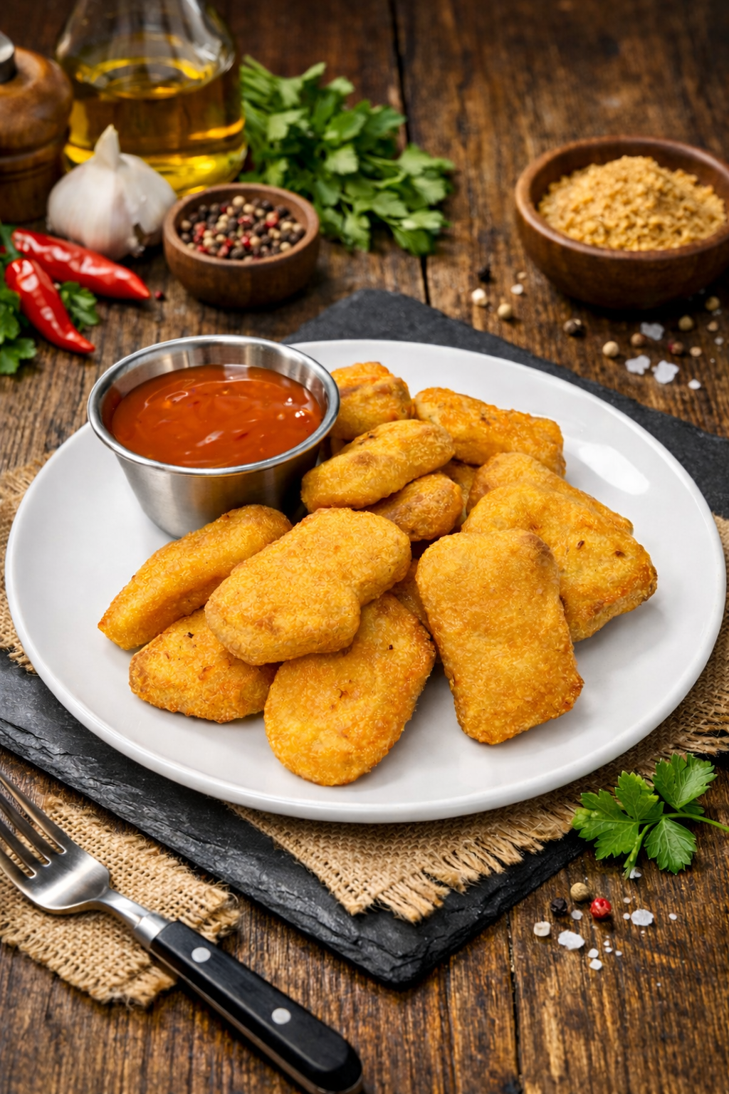 Ultimate Spicy Kipfilet Nuggets Ultimate Spicy Kipfilet Nuggets