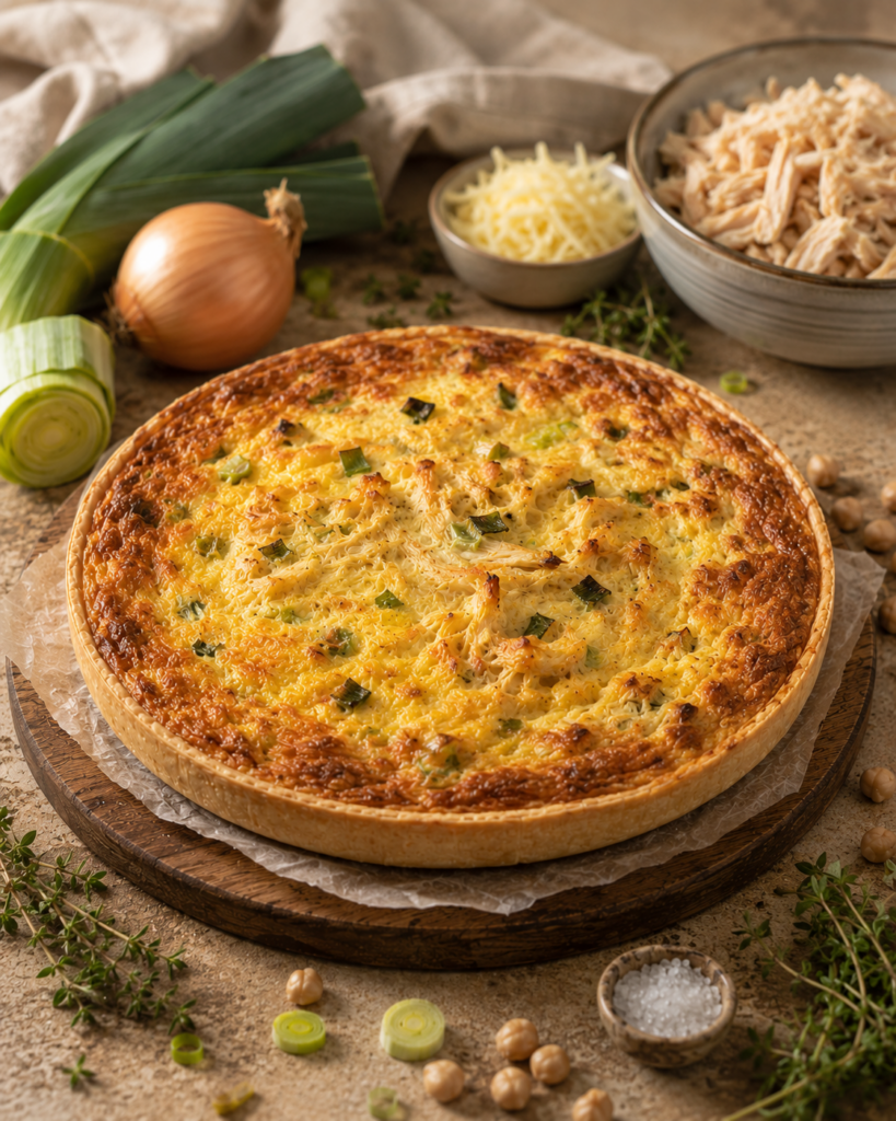 High Protein Quiche Pulled Chicken - 400g - Kant-en-Klaar
